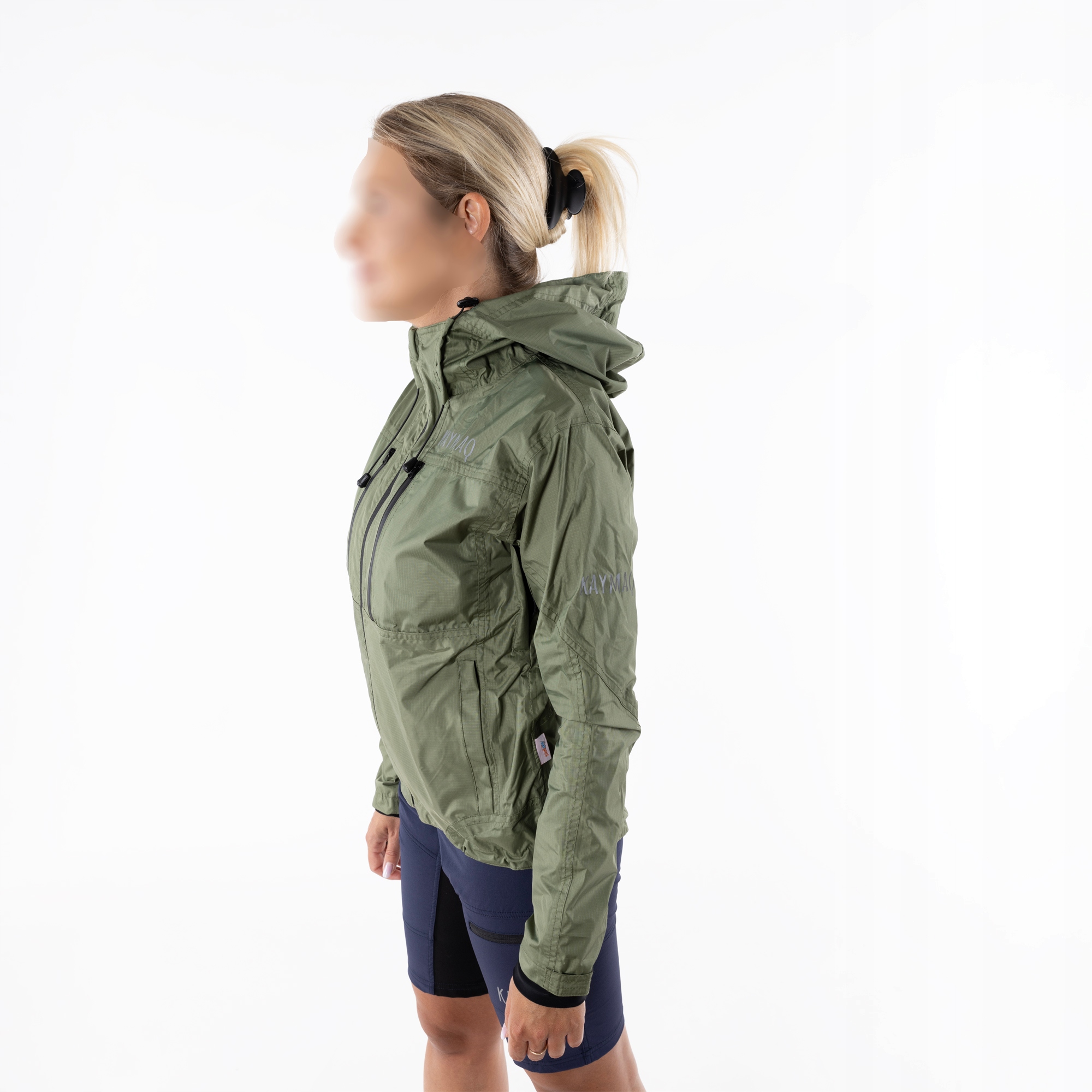 KAYMAQ damska kurtka rowerowa przeciwdeszczowa S Liczba kieszeni 5