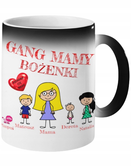 

Kubek Magiczny Personalizowany Gang Mamy