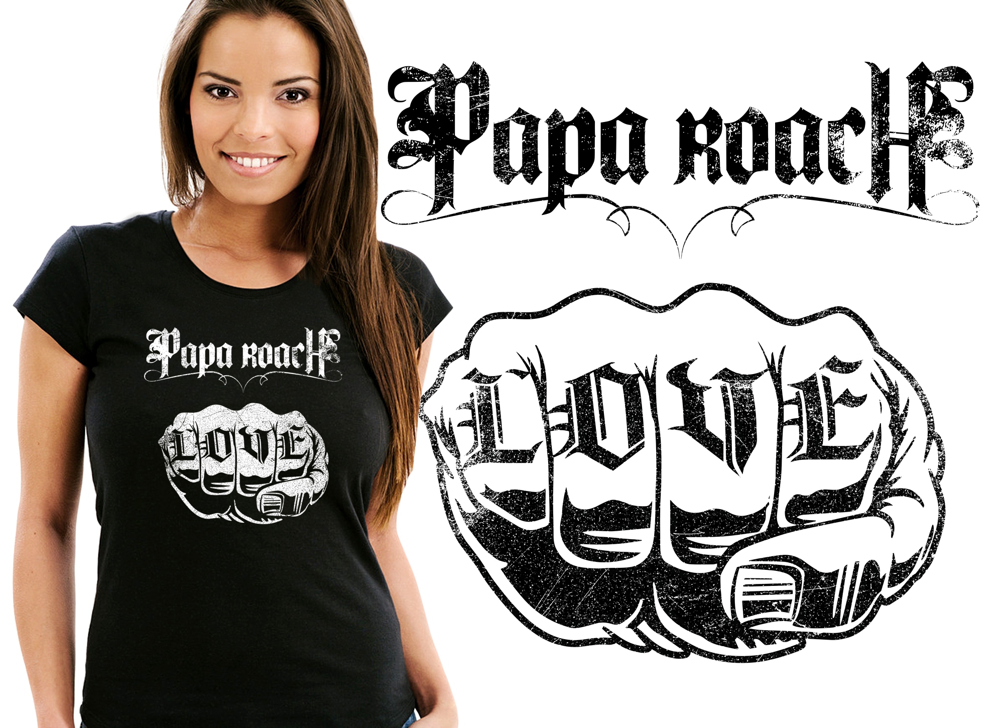 

Papa Roach Koszulka Damska XL