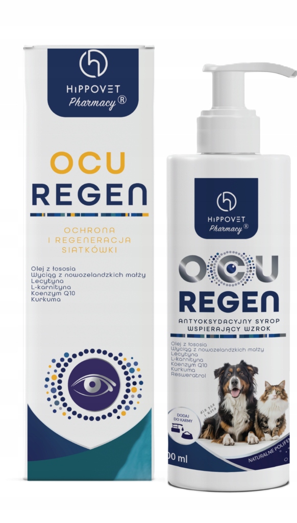 Hippovet Pharmacy OcuRegen antyoksydacyjna emulsja wspierająca wzrok 100 ml
