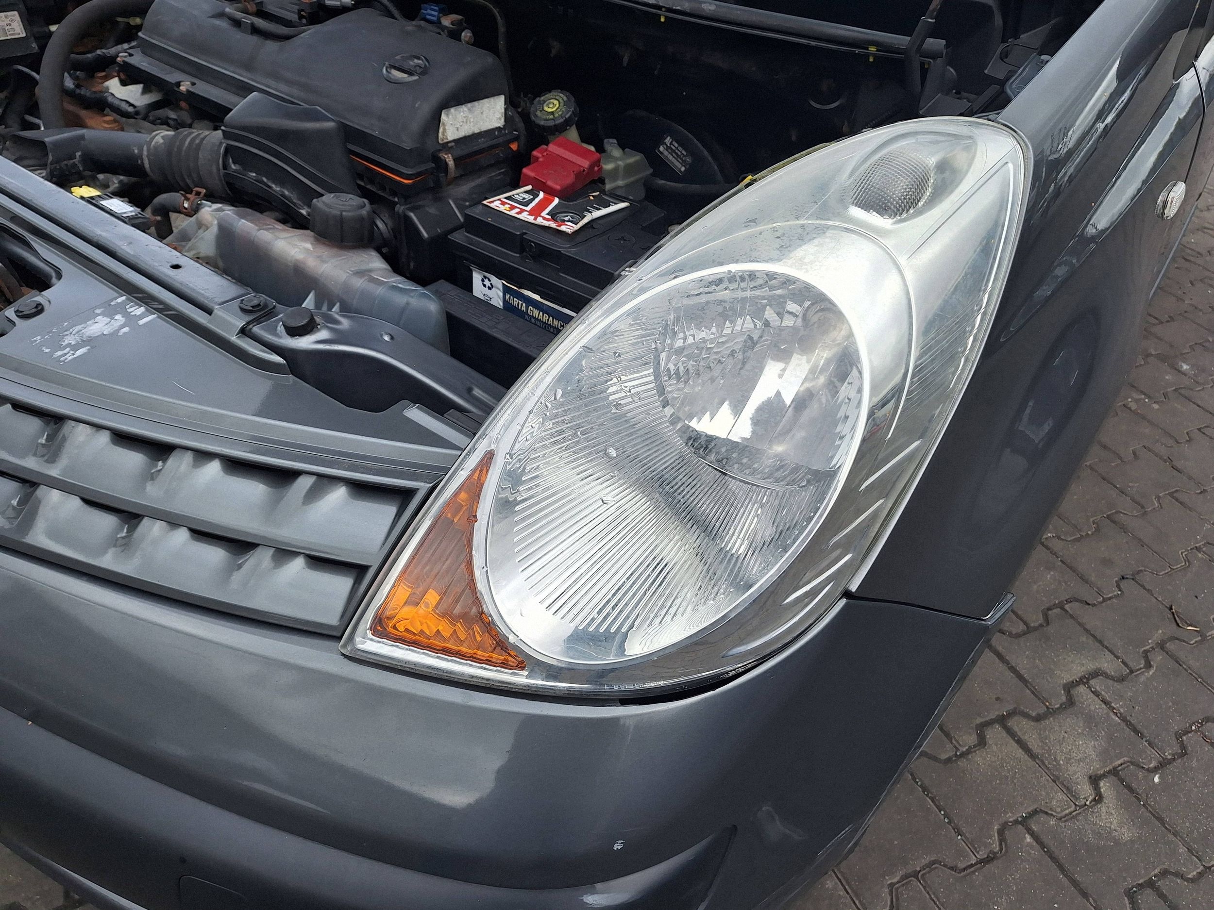 Nissan Note and E11 bumper front bonnet light fender 1.4 KOMPLET KY5 06-08