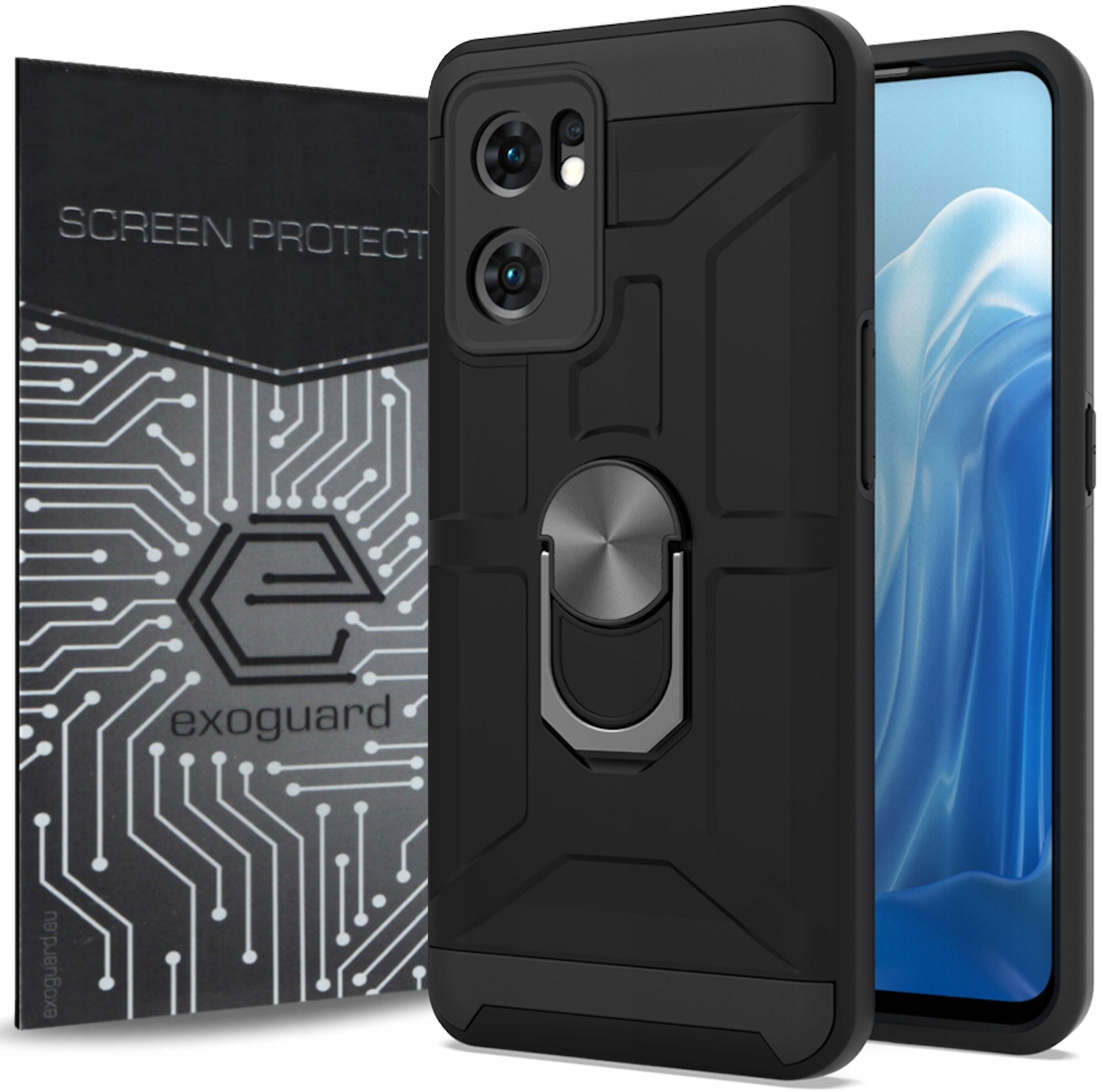 

Case Obudowa Etui Pancerne+szkło do Oppo Reno 7 5G