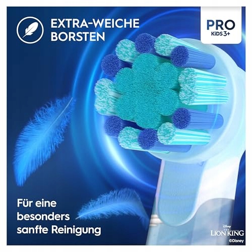ORAL-B Pro Kids Szczoteczki Elektryczne Dla Dzieci Extra Miękkie 8 Sztuk — miniatura 4