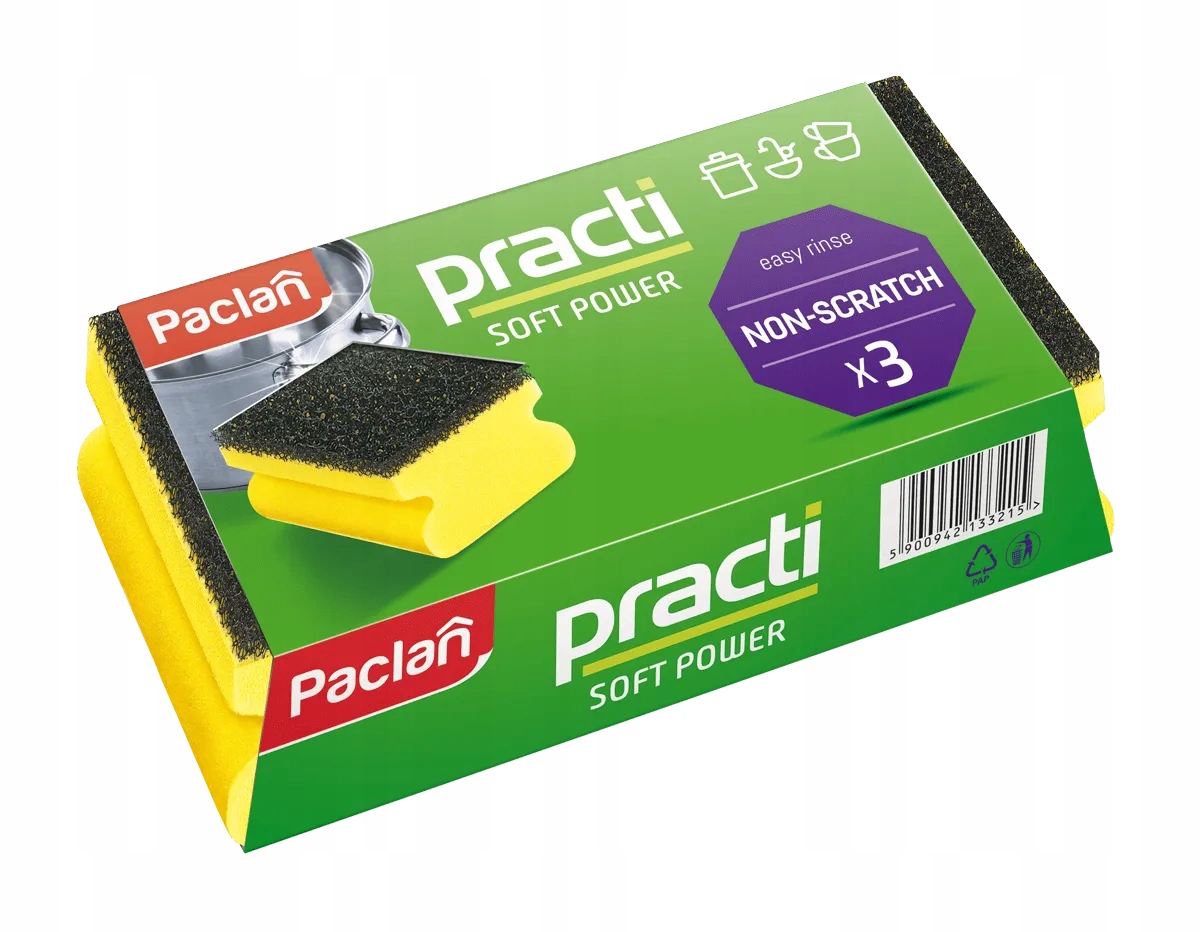 

Delikatne zmywaki gąbki kuchenne do mycia naczyń 3