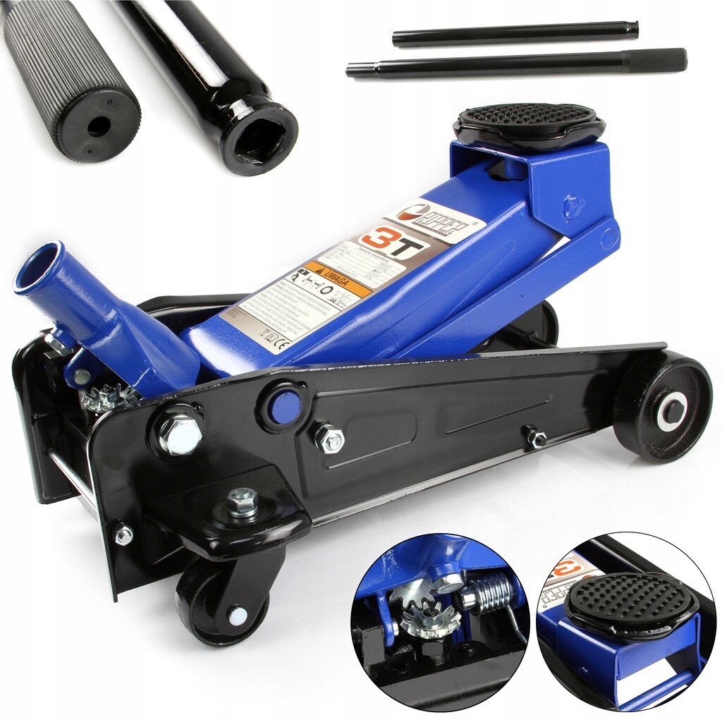 PODNOŚNIK SAMOCHODOWY HYDRAULICZNY ŻABA LEWAREK 3T