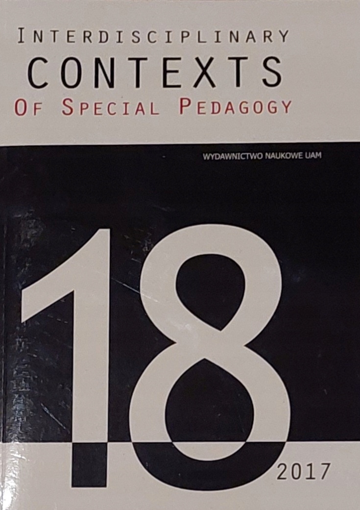 Interdisciplinary contexts of special pedagogy 18