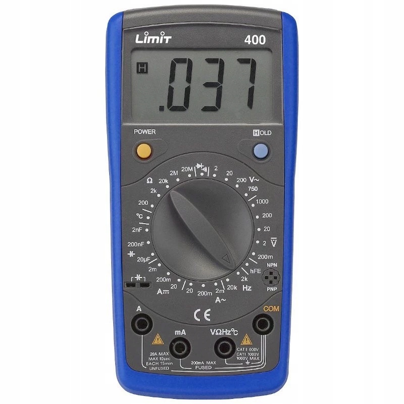 LIMIT 400 MULTIMETR CYFROWY MIERNIK 190180109