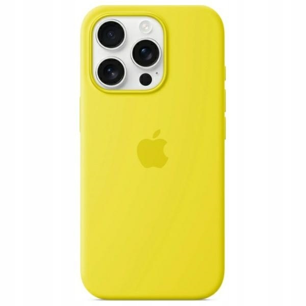 Pouzdro pro iPhone 16 Pro Max Apple MagSafe Silicone Case žluté