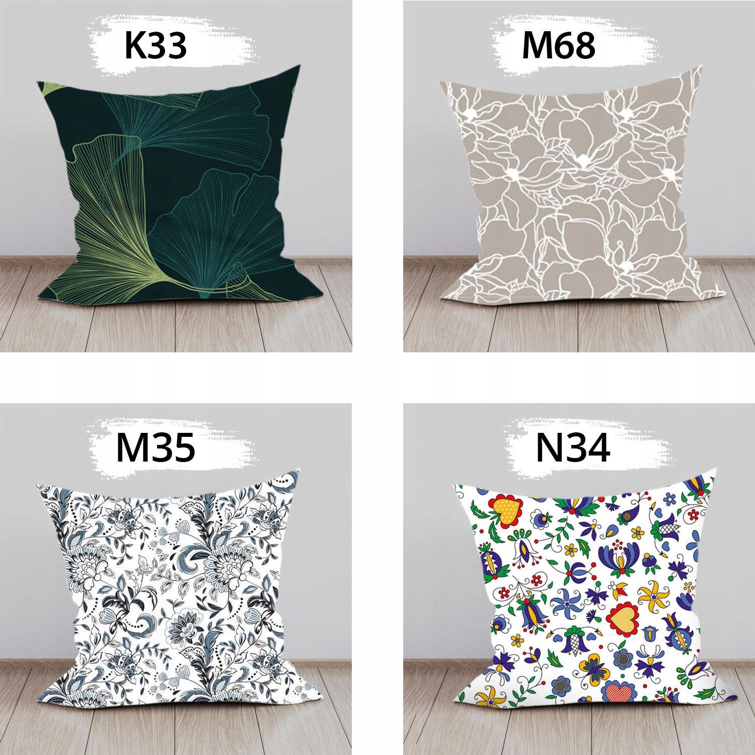 Poszewka na poduszkę 40x40 *100% bawełna*60 WZORÓW Materiał bawełna