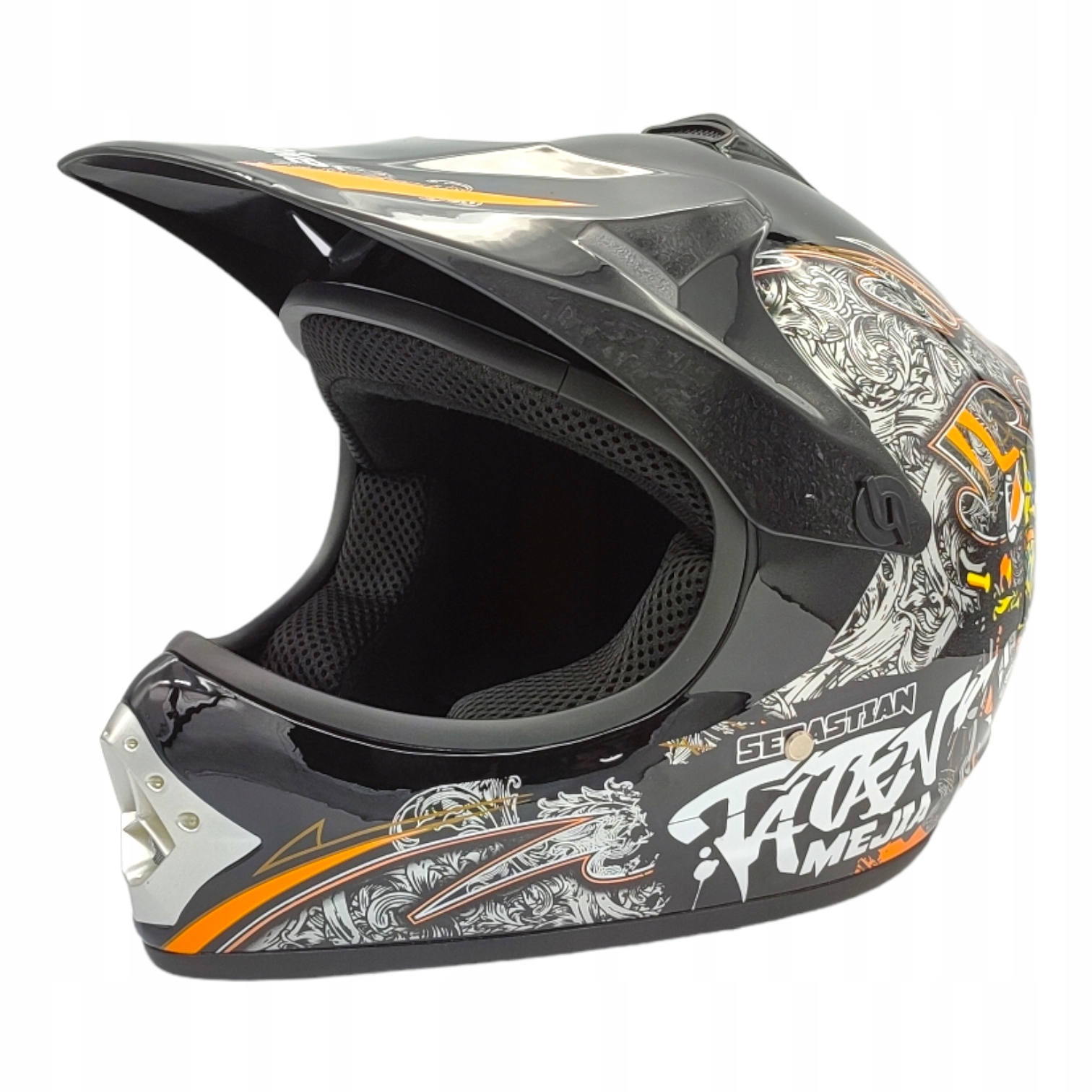 Kask Dla Dziecka Dziecięcy Cross Rower Enduro Na Crossa Quada Lekki S