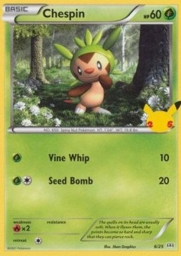 Karty Pokemon Tcg (MCD25 06) Chespin