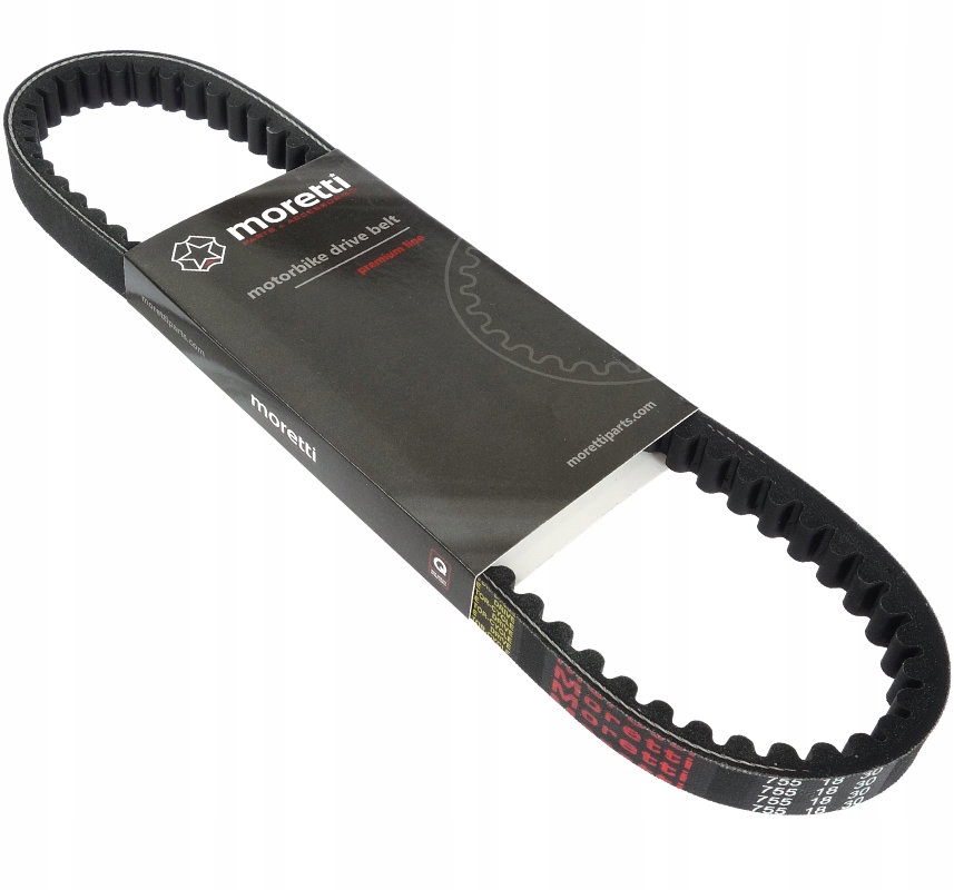 PASEK NAPĘDOWY 755x18x30 Moretti do skuterów 50cc