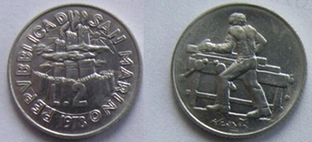 San Marino 2 Lir 1978