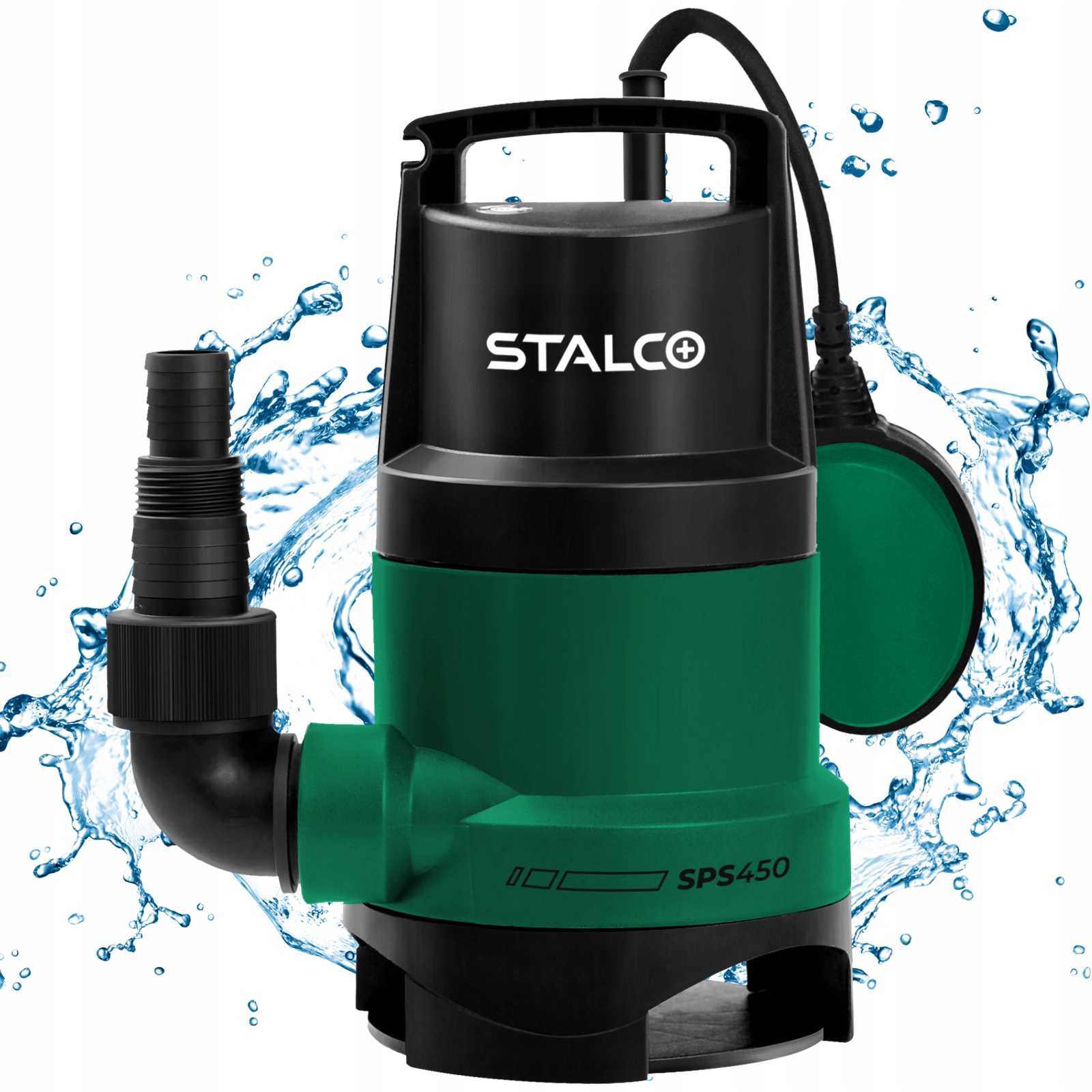 Ponorné Čerpadlo Pro Čistou A Špinavou Vodu 450W SPS450 8500l/h Stalco Výkonné