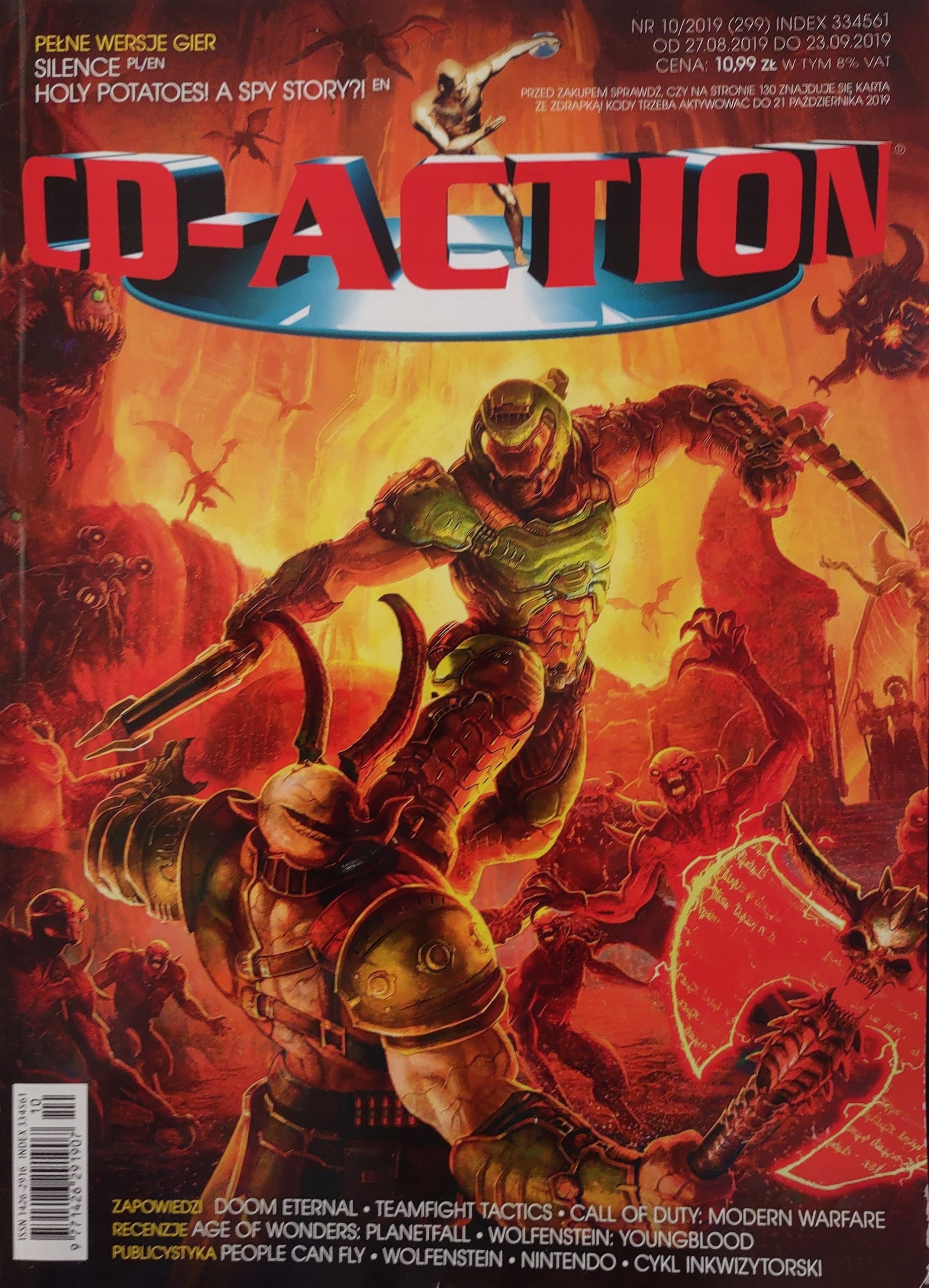 CD-Action 10/2019 brak płyt