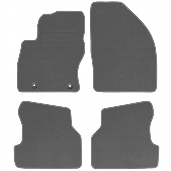 Ford Focus II 2004-2011 velurové koberce Std Šedé