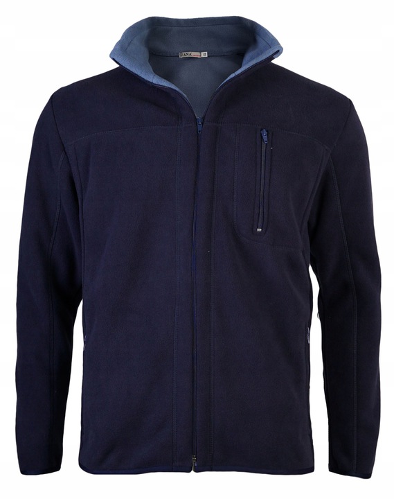 

Męska kurtka wiosenna bluza polar granatowa 3XL