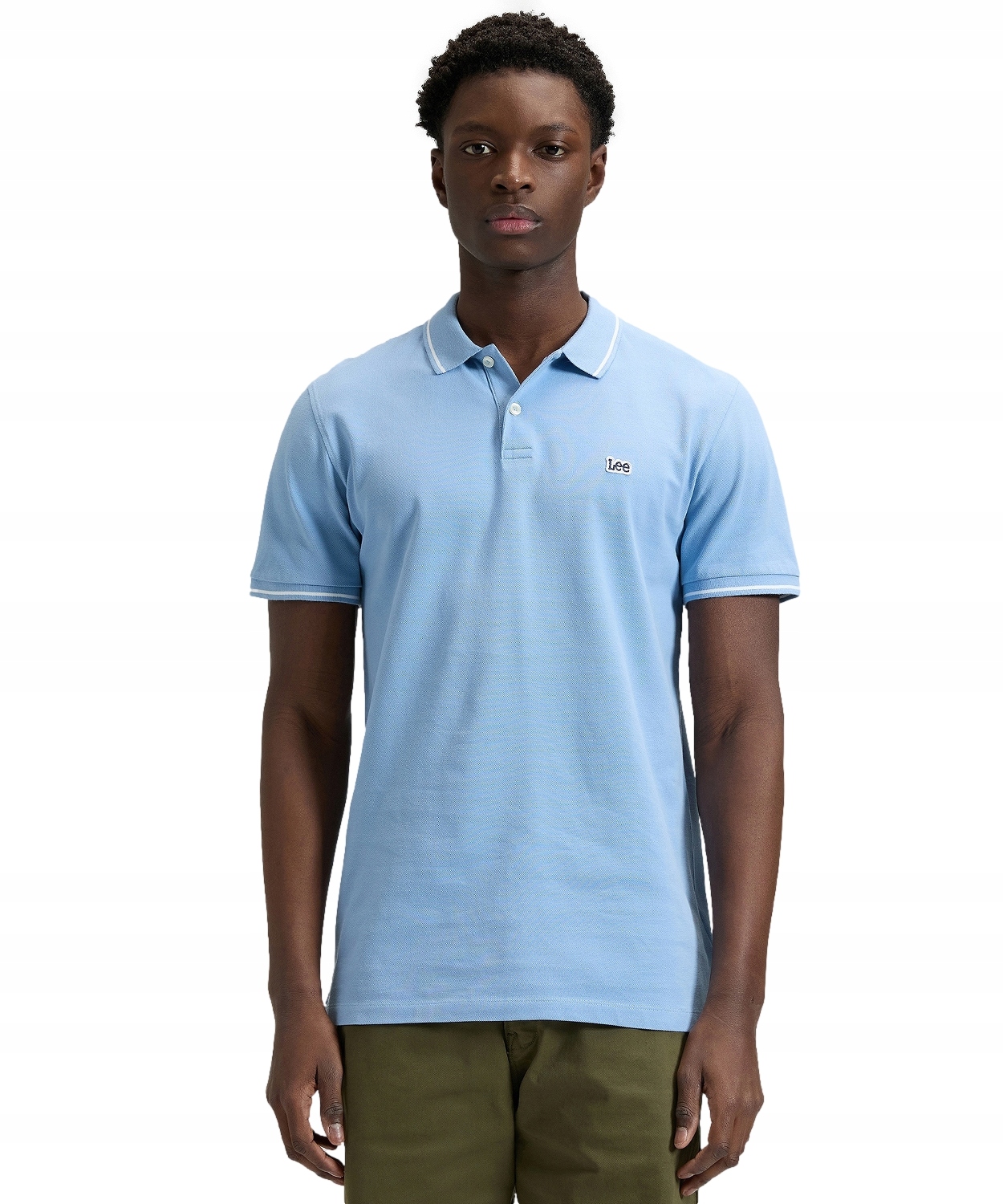 Tričko Lee Pique Polo 112376471 Halogen XL