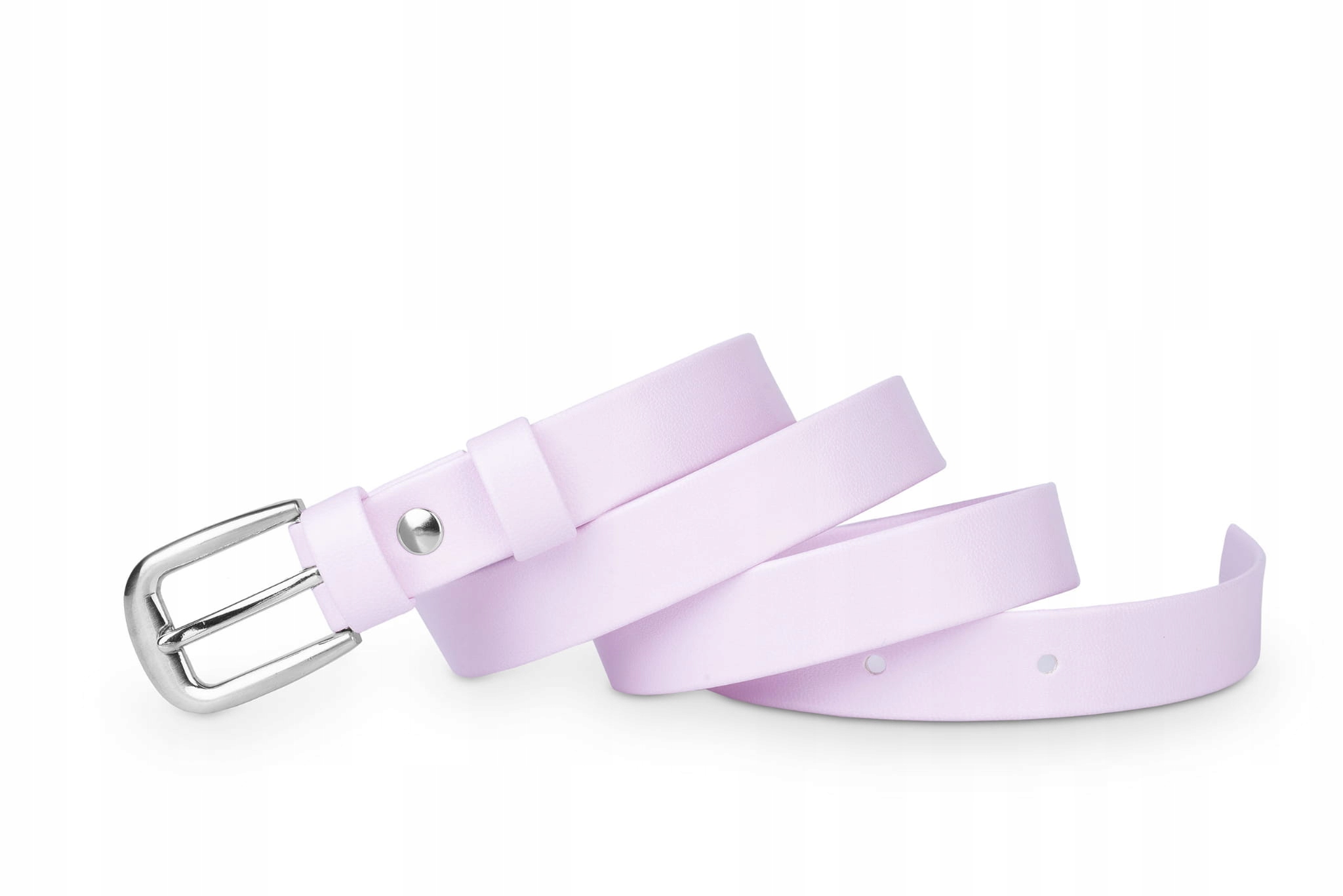 

Pasek damski klasyczny różowy mat 2 cm