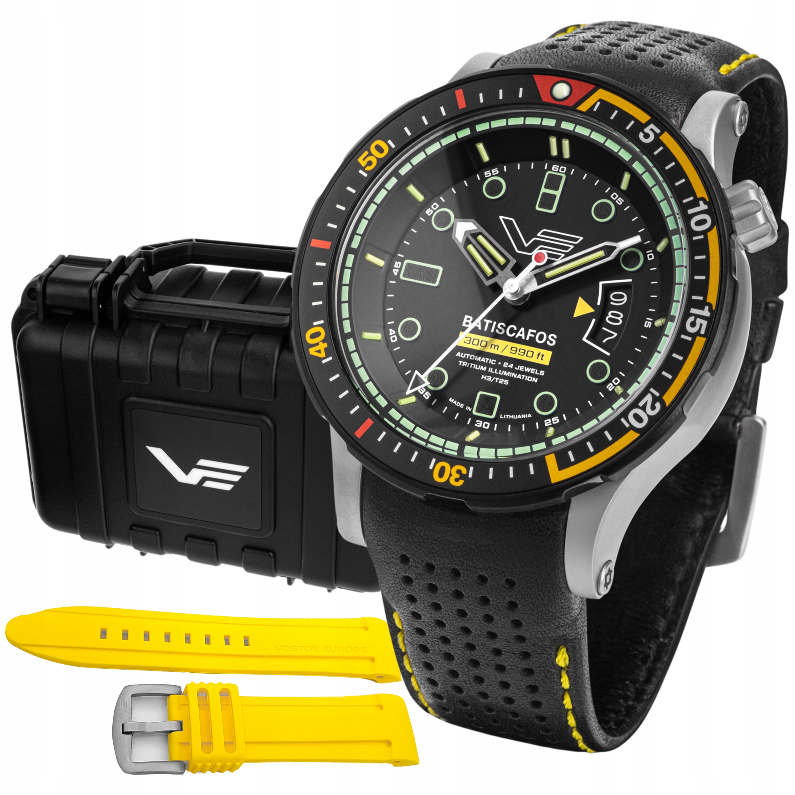Nové originální hodinky Vostok Europe NH35A-511E767 Batiscafos řemínek, krabička