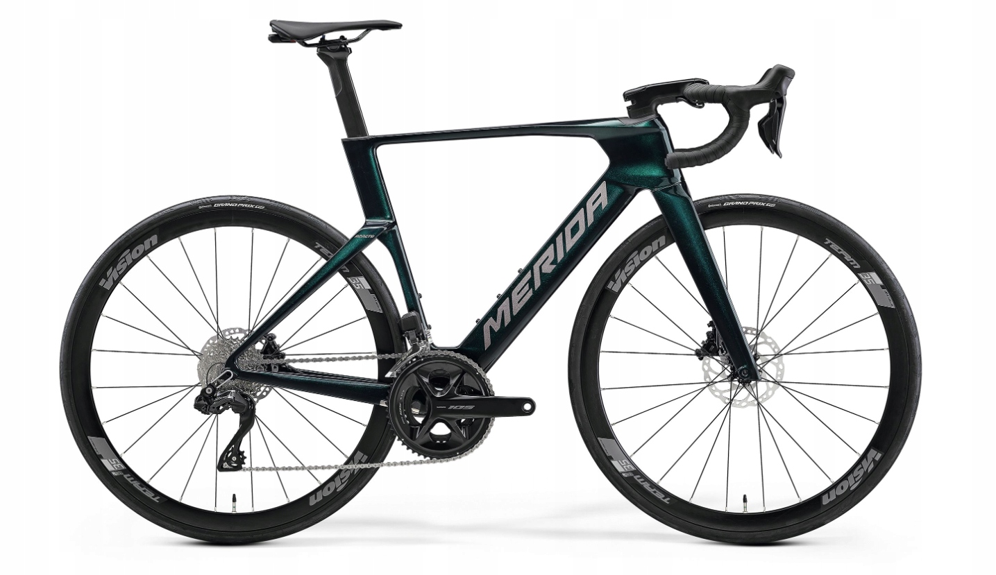 Rower szosowy Reacto 5000 M w kolorze Halo Green (Slate Grey)