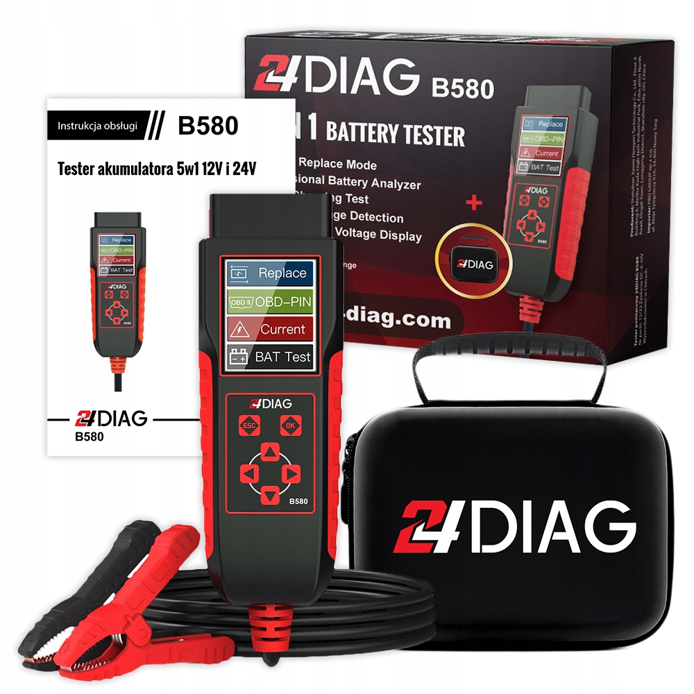 Tester Akumulatora 12V Anty-reset Podtrzymanie Ecu Napięcia Przy Wymianie