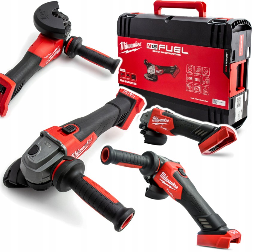Milwaukee M18 FSAG125X-0X 125mm Osłona Szlifierka kątowa 1200W 4933478428
