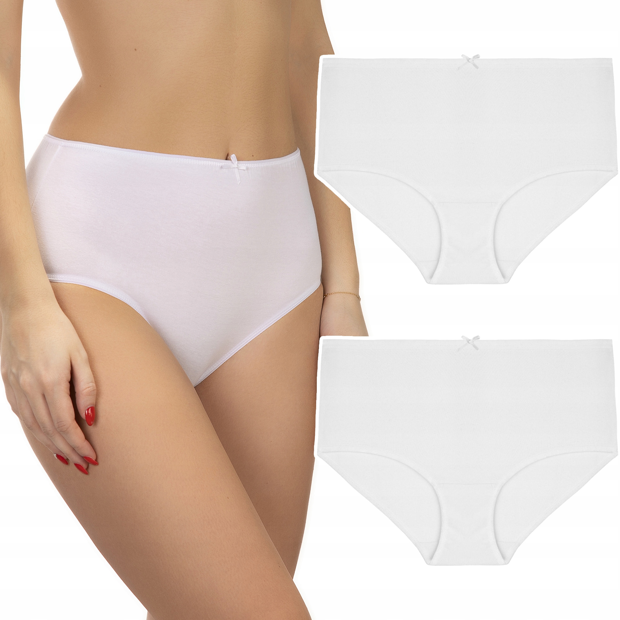 Dámské kalhotky Kalhotky 2 Páry bavlněné Vysoký Pas Lama 400MD M