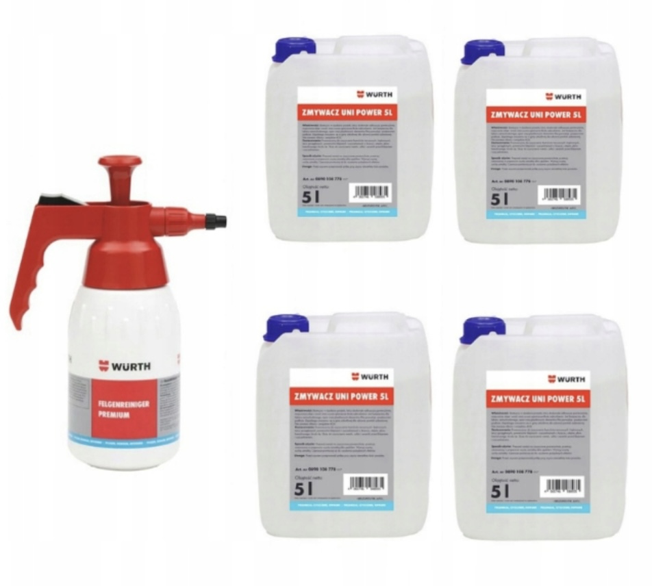 Wurth Pompka + 20 L zmywacz Power
