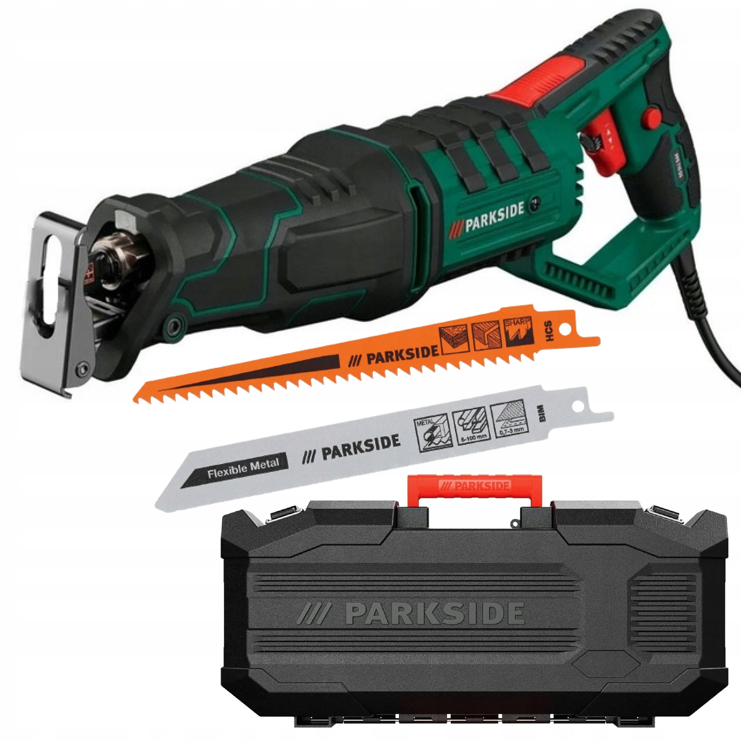 

Elektryczna piła szablasta Parkside Brzeszczoty