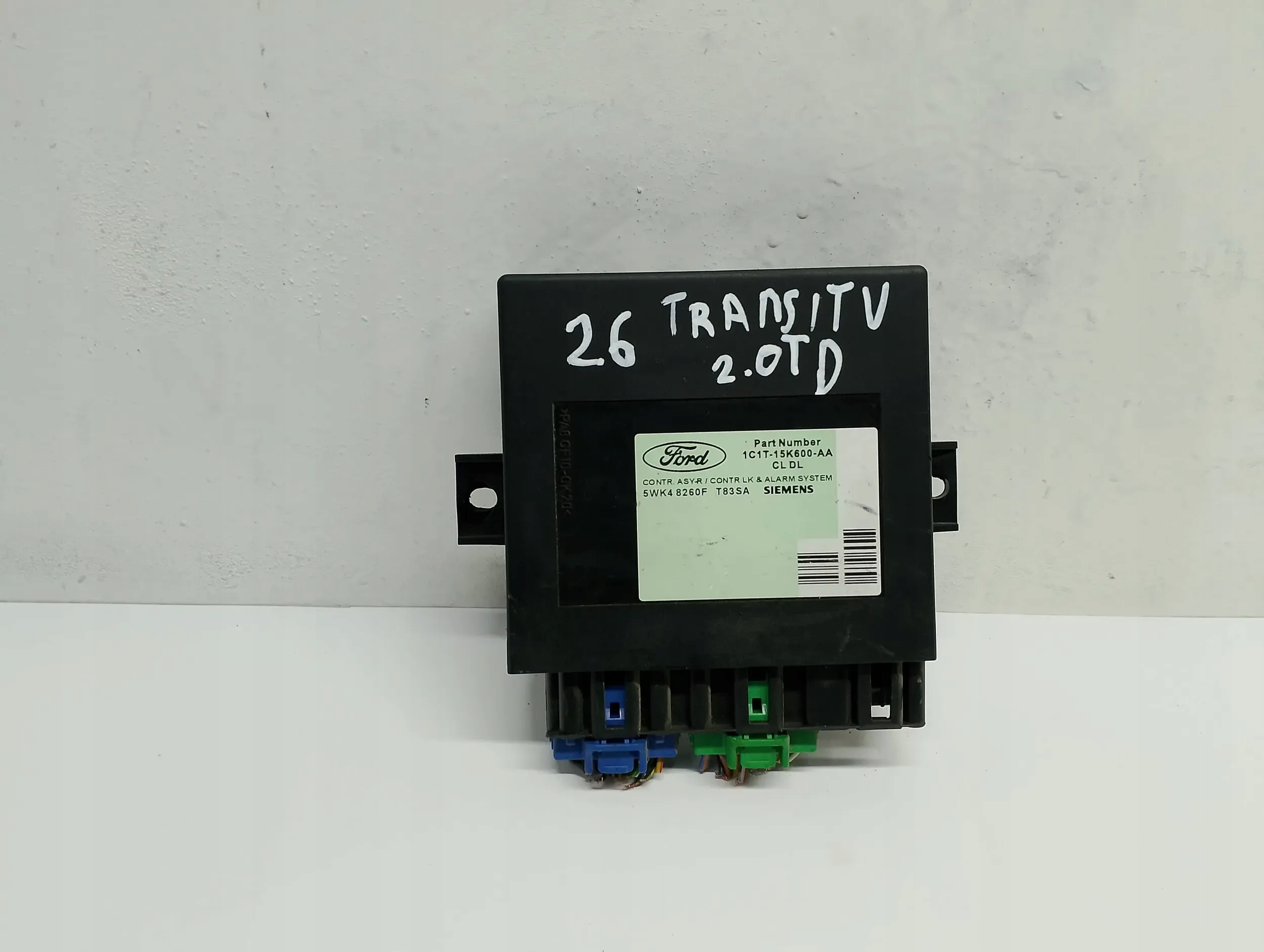 Unité commande confort FORD TRANSIT 5 V 2.0 TD 1J0959799AH