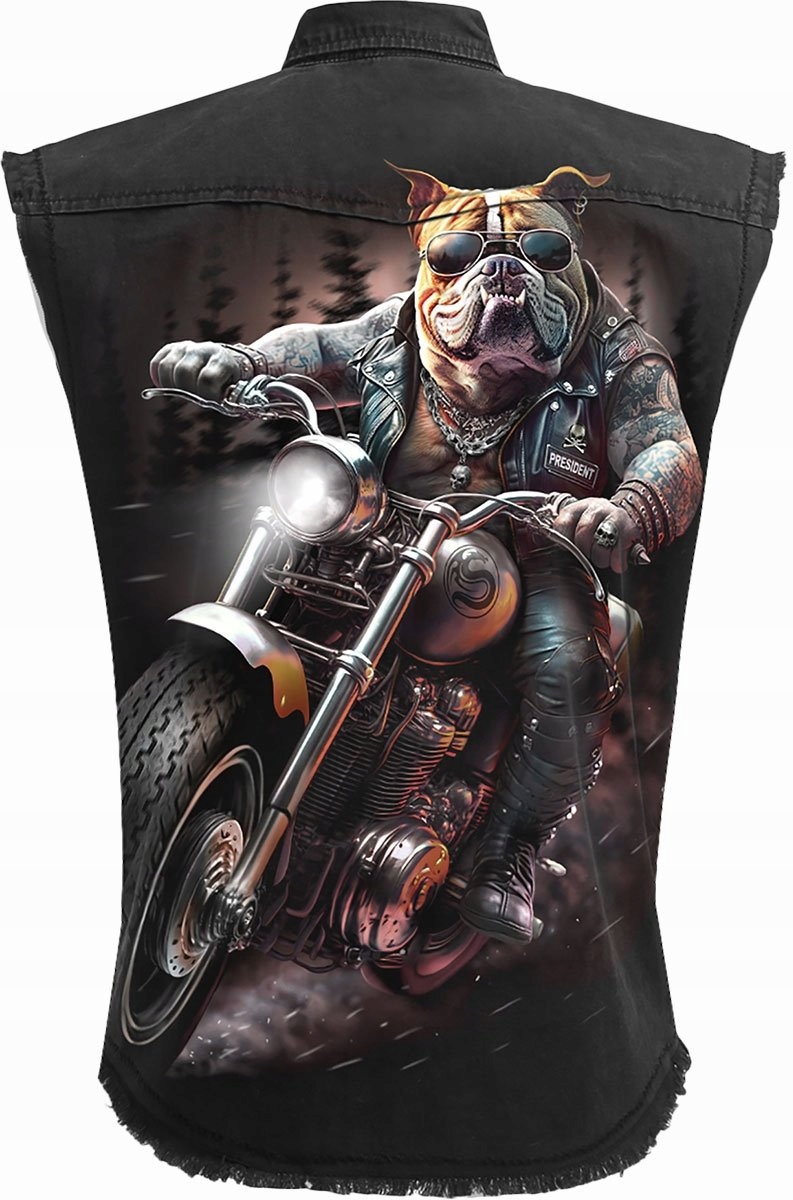 Top Dog Džínová vesta bez rukávů Spiral 2XL