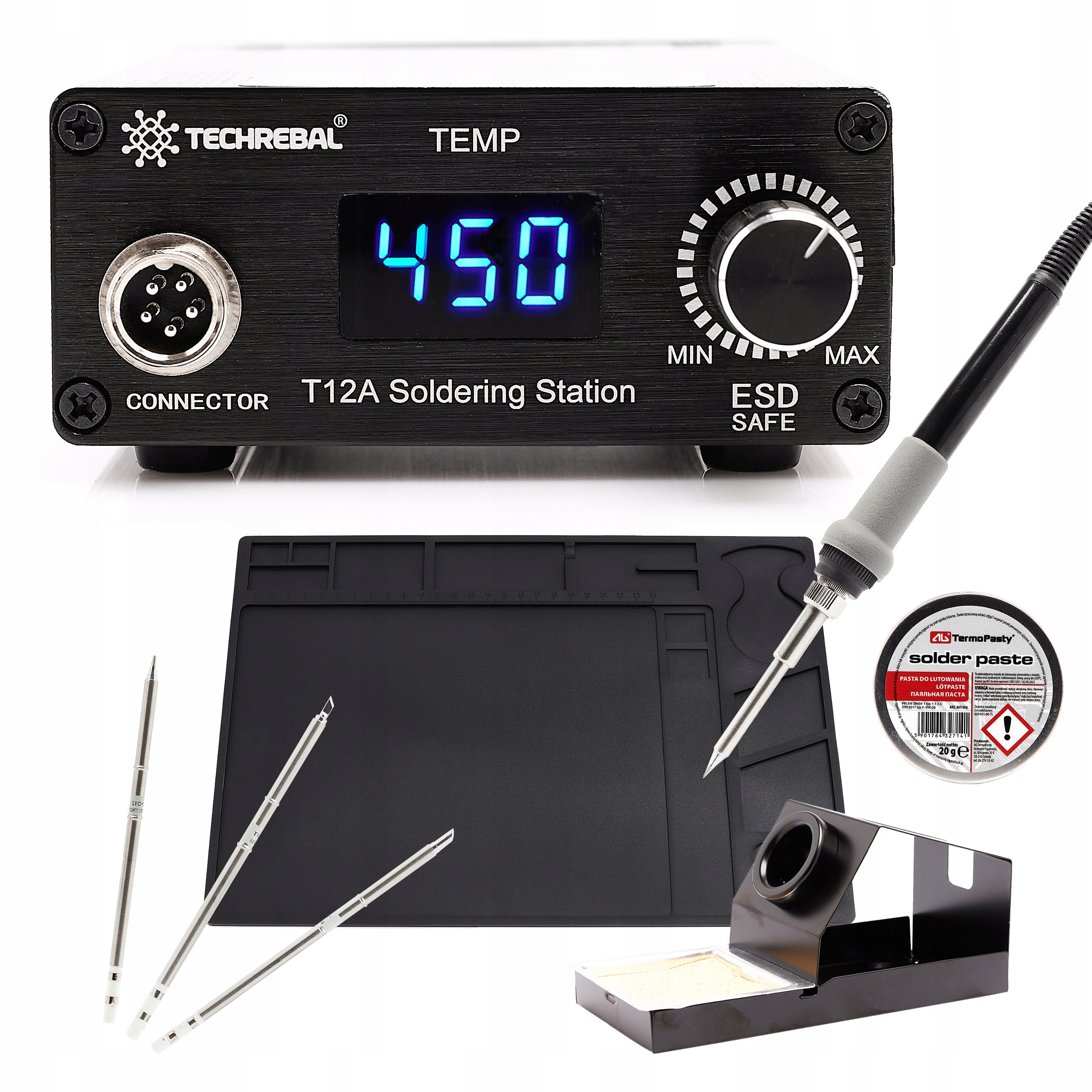 STACJA LUTOWNICZA TECHREBAL T12 MATA 4 GROTY PASTA