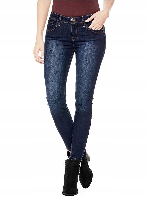 Guess dámské džíny Beyla Curvy Mid-Rise Skinny 30