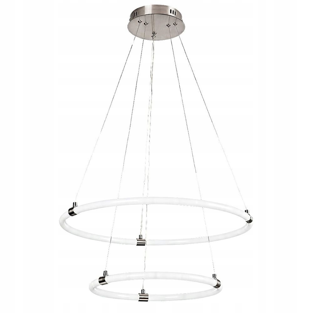 Závesná lampa s krúžkami pre vysokú miestnosť