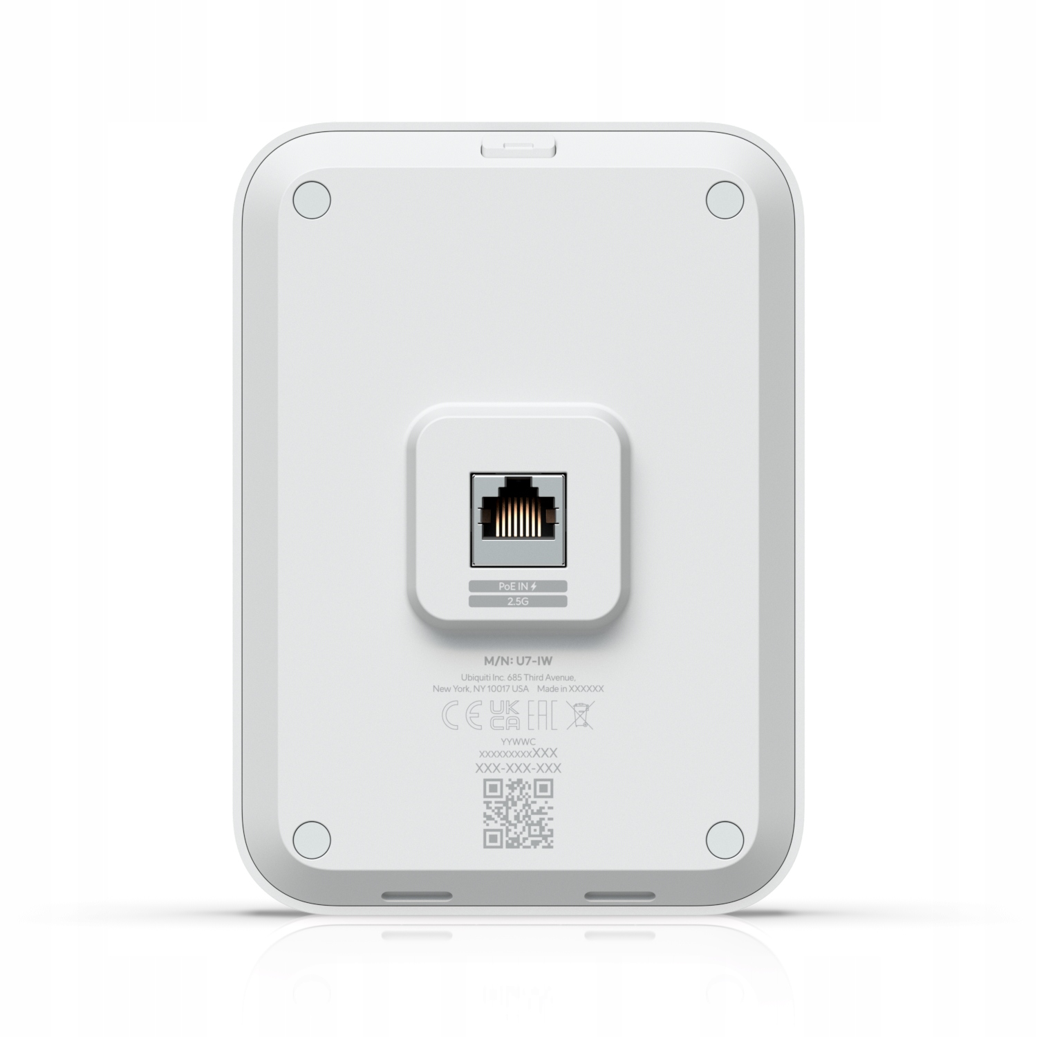 UBIQUITI UniFi WiFi 7 Access Point U7 In-Wall — 8