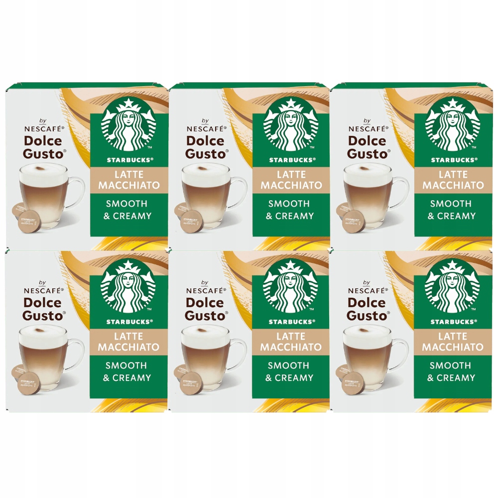 Starbucks Dolce Gusto Latte Macchiato 6x 12 sztuk