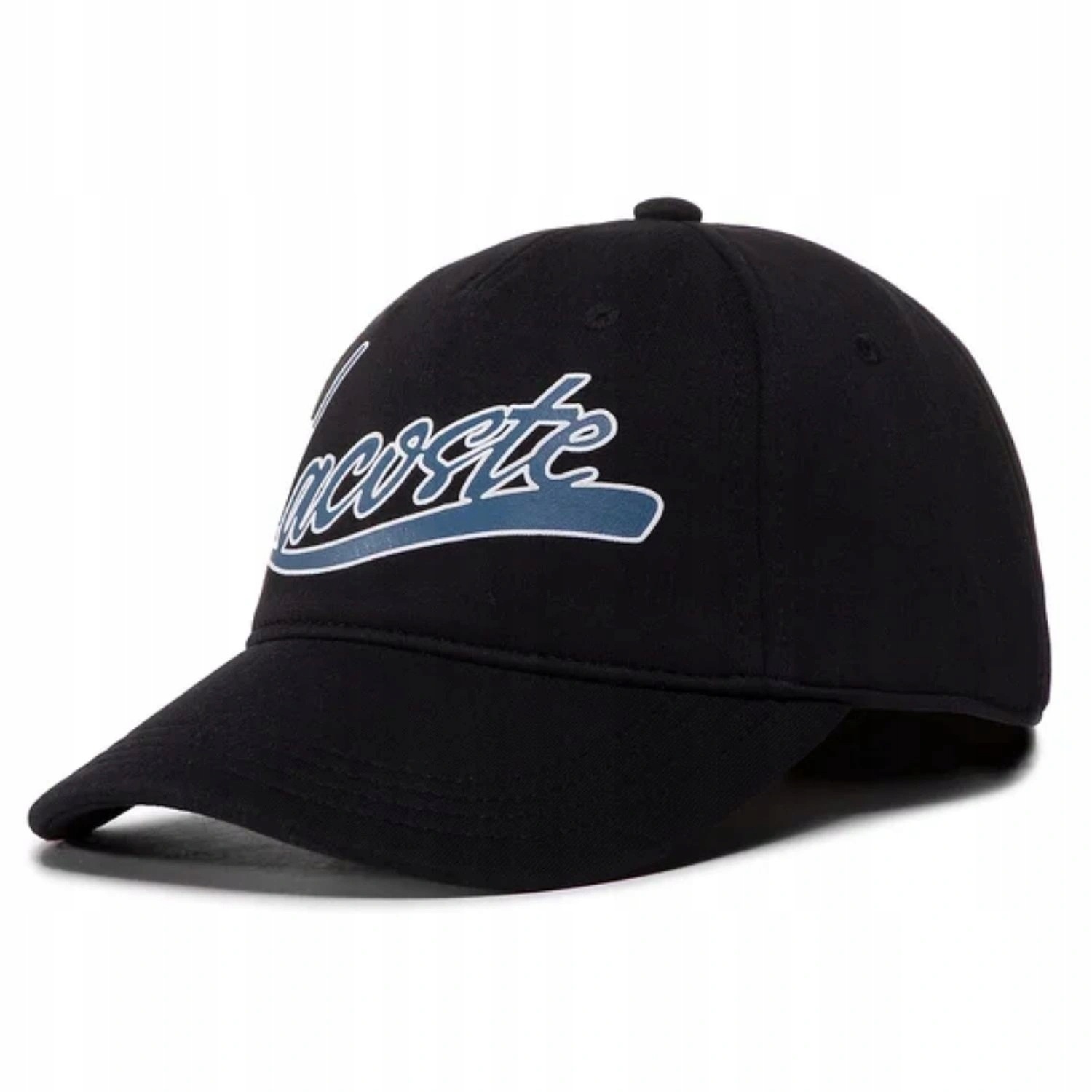 Kšiltovka Lacoste Logo Cap nastavitelná sportovní černá unisex vel. S