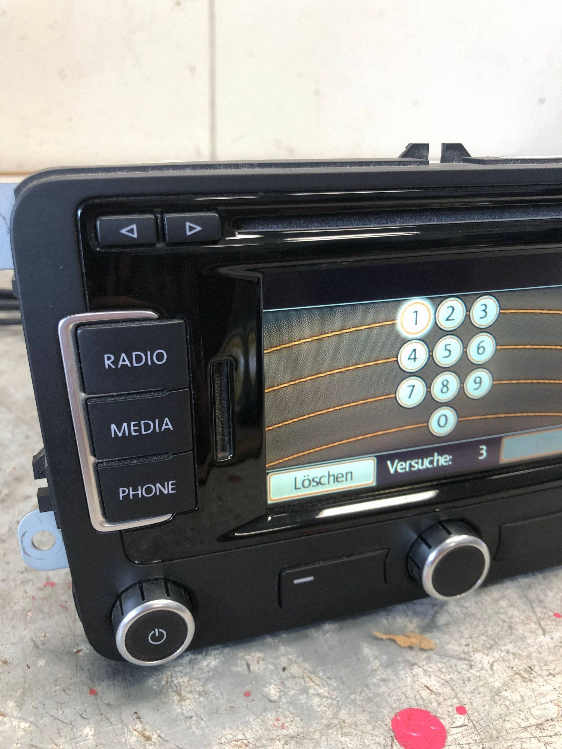 RADIO CD RNS 315 VW PASSAT B7 3C8035279E