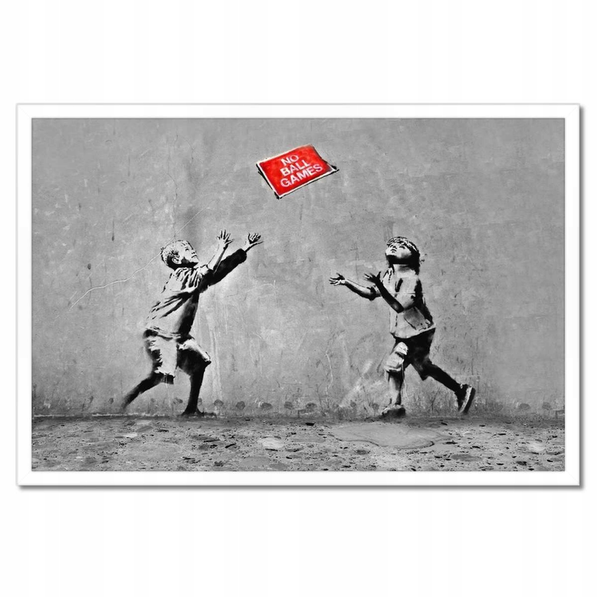 Plakáty v rámu 60x40 Banksy No Ball Games