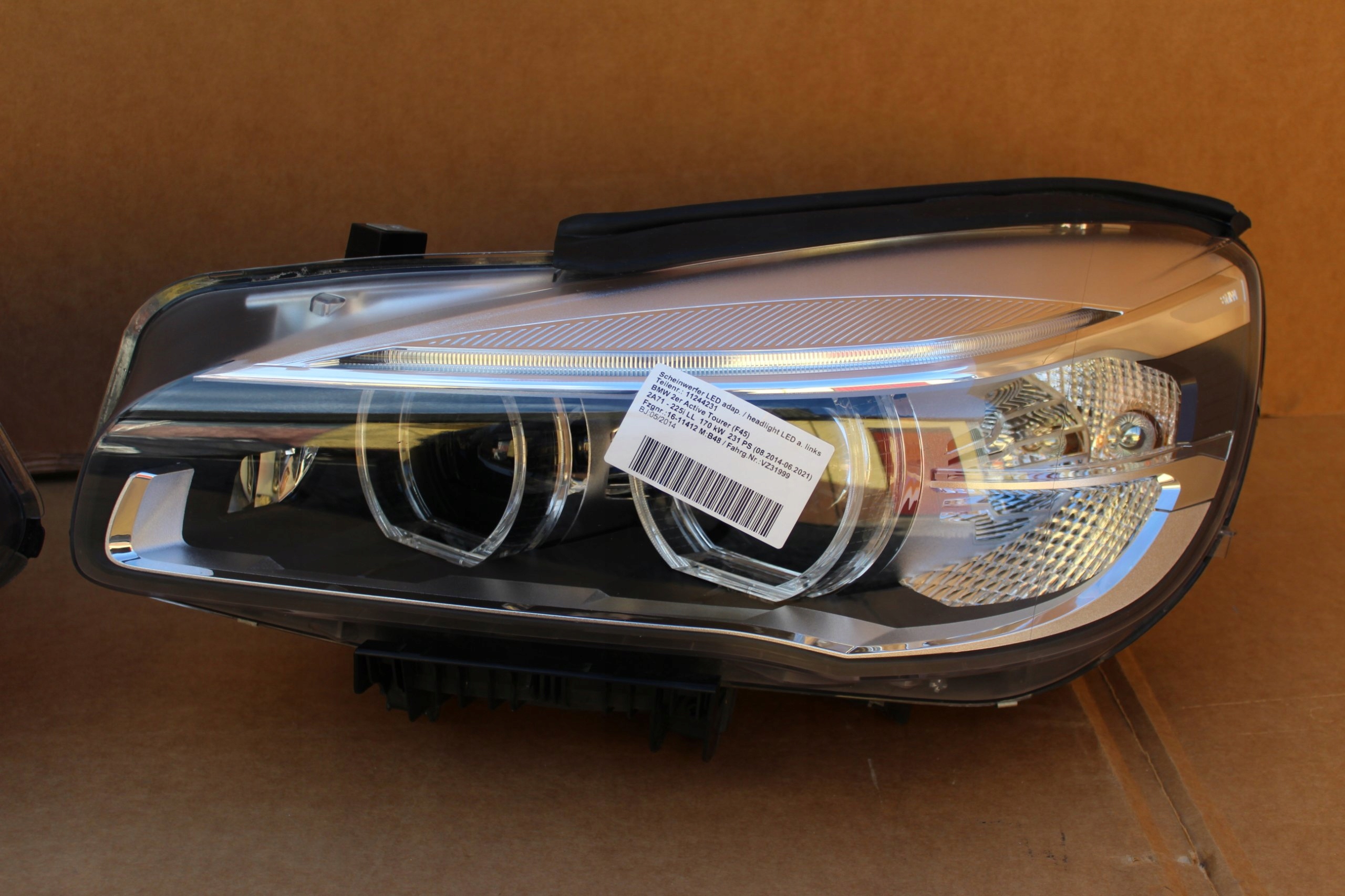 BMW F45 F46 LAMPY FULL LED KOMPLET Strona zabudowy lewe + prawe