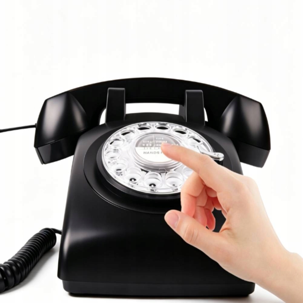 Starý Retro Stolní Telefon S Mechanickým Zvonkem A Reproduktorem