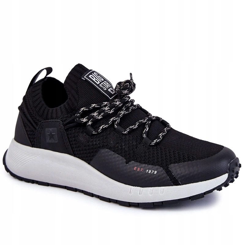 Męskie Buty Sportowe Big Star KK174015 Czarne 44