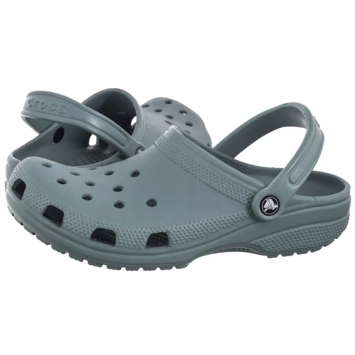 Dámské letní boty Nazouváky Crocs Classic Pond 10001-3YO Šedé