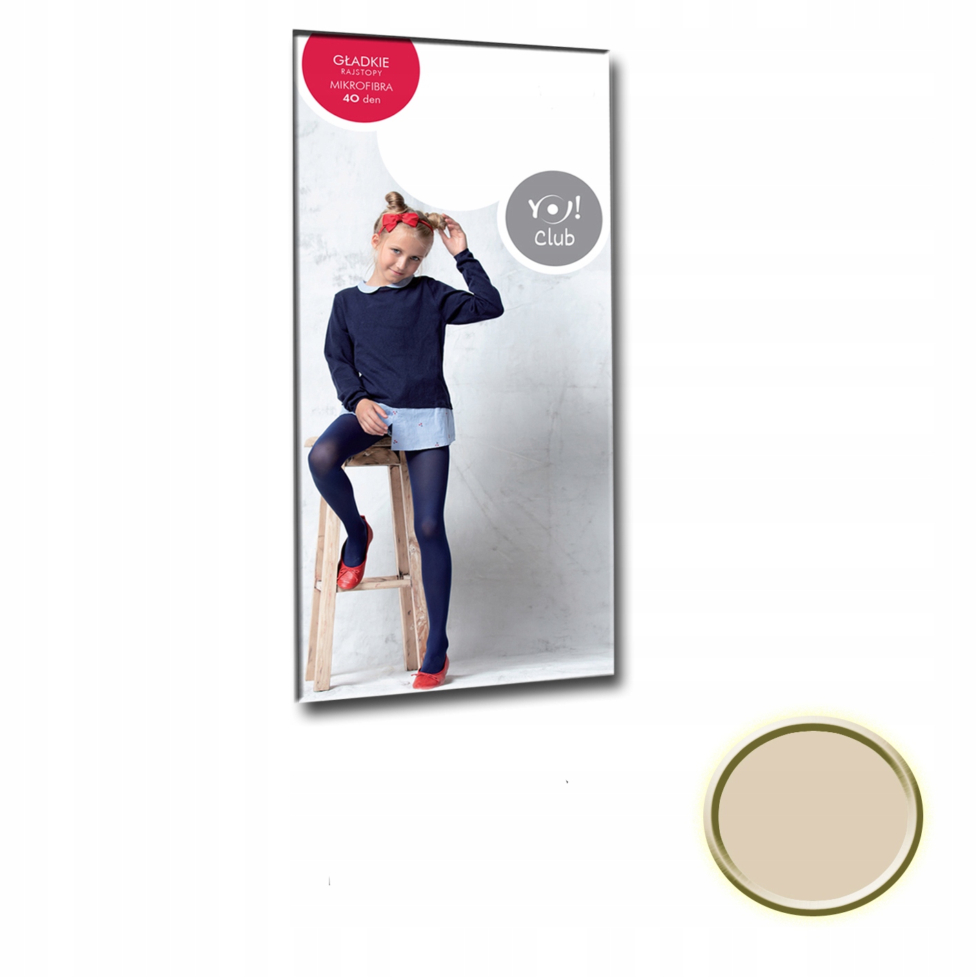 

Yo! Rajstopy mikrofibra 40 den 128-134 Ecru