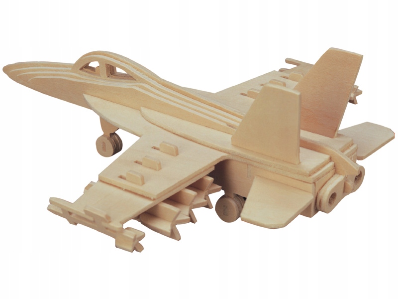 

Samolot F-18 Hornet składanka drewniana 3D P104