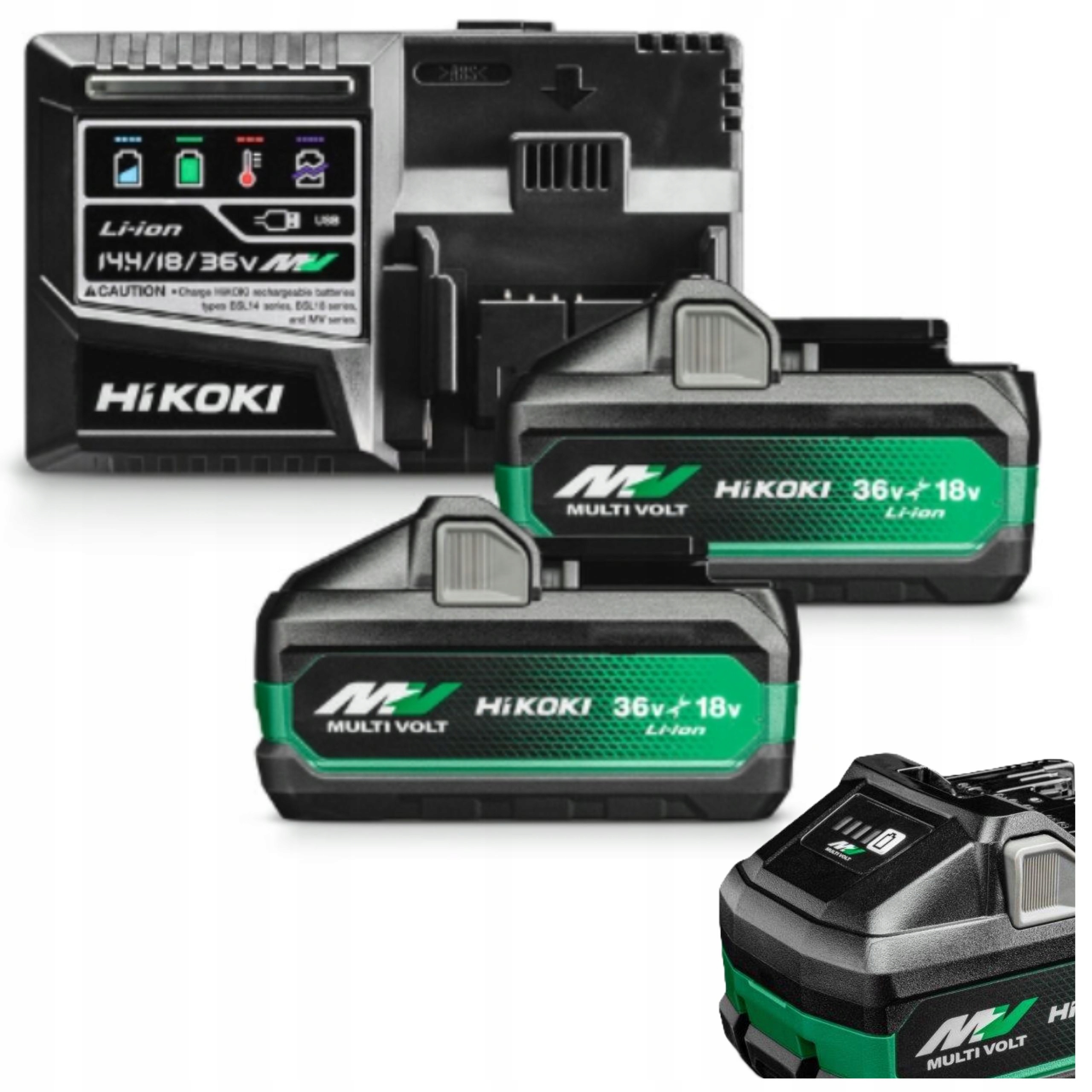 UC18YSL3 Wjz Ładowarka akumulatory Hikoki MultiVolt BSL36B18X 36V 18V 8Ah