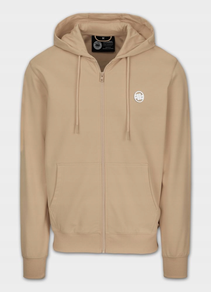 Pánská Rozepínací Mikina s kapucí Pitbull Small Logo Nugget, měkká, tenčí