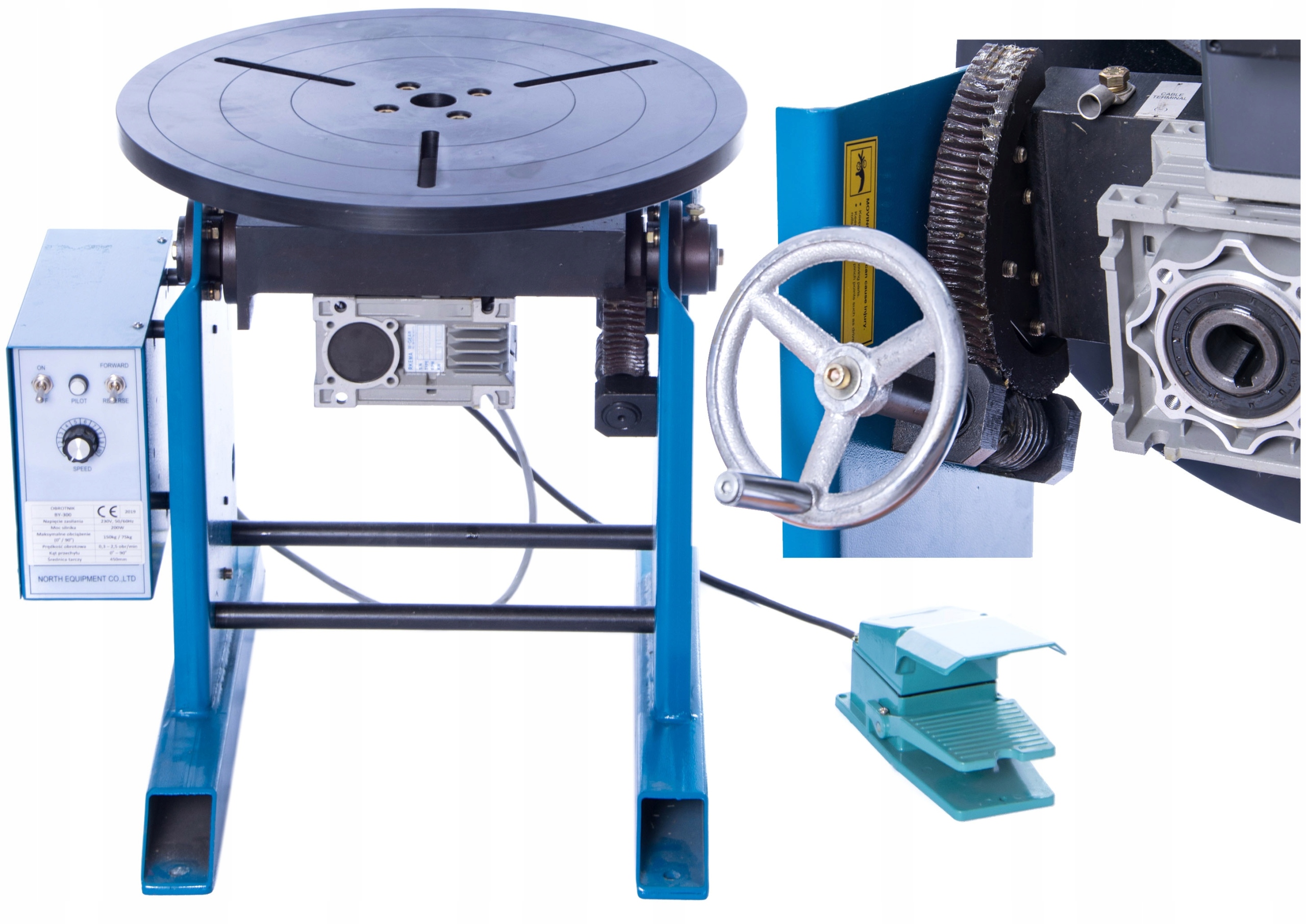 Polohovač Magnum Otočný stůl BY-300 230V 150 kg