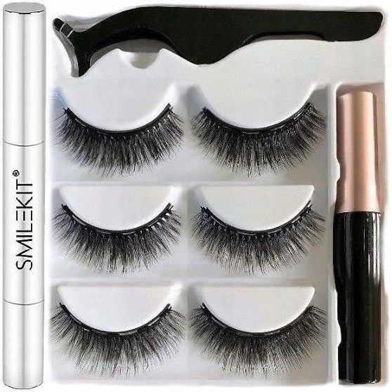 

Rzęsy magnetyczne długie eyeliner +pęseta +pisak